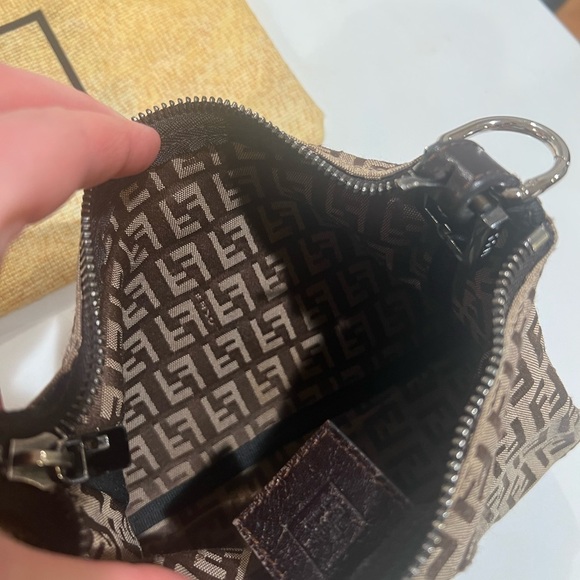 Adorable vintage mini Fendi Zucca Zucchino bag - Picture 15 of 17